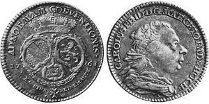 1 Thaler Margraviato di Baden-Durlach (1535 - 1771) Argento 