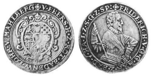 1 Thaler Margraviato di Baden-Durlach (1535 - 1771) Argento 
