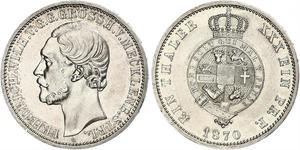 1 Thaler Meclemburgo-Schwerin (1352-1918) Argento Federico Guglielmo di Meclemburgo-Strelitz