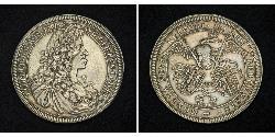 1 Thaler Monarchia asburgica (1526-1804) Argento Leopoldo I d