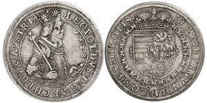 1 Thaler Monarchia asburgica (1526-1804) Argento Leopoldo V d