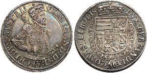 1 Thaler Monarchia asburgica (1526-1804) Argento Ferdinando I del Sacro Romano Impero  (1503-1564)