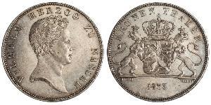 1 Thaler Nassau (stato) (1806 - 1866) Argento Guglielmo di Nassau