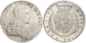 1 Thaler Principato Elettorale di Sassonia (1356 - 1806) Argento Federico Augusto I (re di Sassonia)