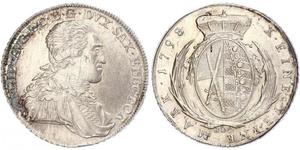 1 Thaler Principato Elettorale di Sassonia (1356 - 1806) Argento Federico Augusto I (re di Sassonia)
