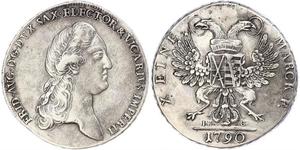 1 Thaler Principato Elettorale di Sassonia (1356 - 1806) Argento Federico Augusto I (re di Sassonia)