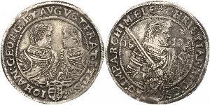 1 Thaler Principato Elettorale di Sassonia (1356 - 1806) Argento Cristiano II di Sassonia