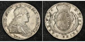 1 Thaler Principato Elettorale di Sassonia (1356 - 1806) Argento Federico Augusto I (re di Sassonia)