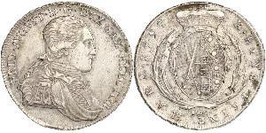 1 Thaler Principato Elettorale di Sassonia (1356 - 1806) Argento Federico Augusto I (re di Sassonia)