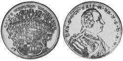 1 Thaler Principato di Ansbach (1398–1792) Argento Carlo Guglielmo Federico di Brandeburgo-Ansbach(1712 – 1757)