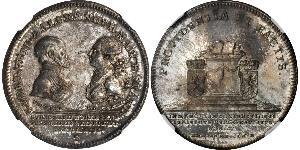 1 Thaler Principato di Ansbach (1398–1792) Argento Cristiano Federico di Brandeburgo-Ansbach(1736 – 1806)