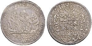 1 Thaler Principato di Ansbach (1398–1792) Argento 