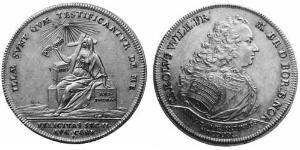 1 Thaler Principato di Ansbach (1398–1792) Argento Carlo Guglielmo Federico di Brandeburgo-Ansbach(1712 – 1757)