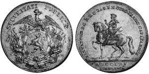 1 Thaler Principato di Ansbach (1398–1792) Argento Cristiano Federico di Brandeburgo-Ansbach(1736 – 1806)