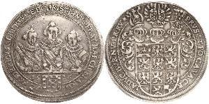 1 Thaler Principato di Ansbach (1398–1792) Argento 