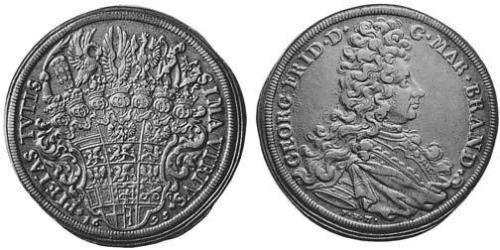 1 Thaler Principato di Ansbach (1398–1792) Argento 