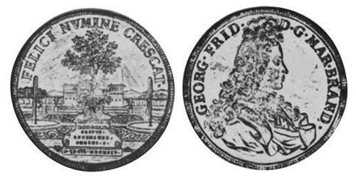 1 Thaler Principato di Ansbach (1398–1792) Argento 