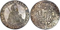 1 Thaler Principato di Transilvania (1571-1711) Argento 