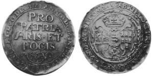 1 Thaler Principato di Transilvania (1571-1711) Argento 