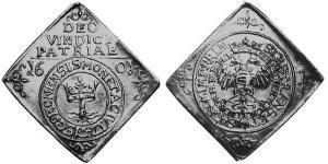 1 Thaler Principato di Transilvania (1571-1711) Argento 