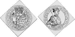 1 Thaler Principato di Transilvania (1571-1711) Argento 