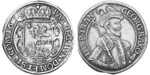 1 Thaler Principato di Transilvania (1571-1711) Argento 