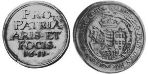 1 Thaler Principato di Transilvania (1571-1711) Argento 