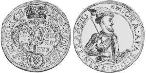 1 Thaler Principato di Transilvania (1571-1711) Argento 