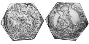 1 Thaler Principato di Transilvania (1571-1711) Argento 