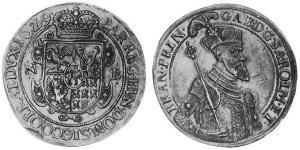 1 Thaler Principato di Transilvania (1571-1711) Argento Gabriele Bethlen (1580-1629)