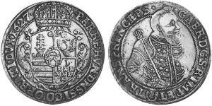 1 Thaler Principato di Transilvania (1571-1711) Argento 