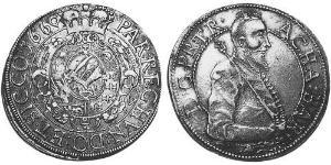 1 Thaler Principato di Transilvania (1571-1711) Argento 