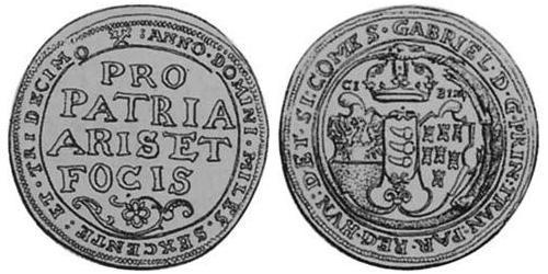 1 Thaler Principato di Transilvania (1571-1711) Argento 