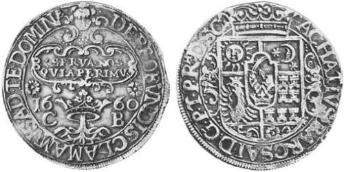 1 Thaler Principato di Transilvania (1571-1711) Argento 