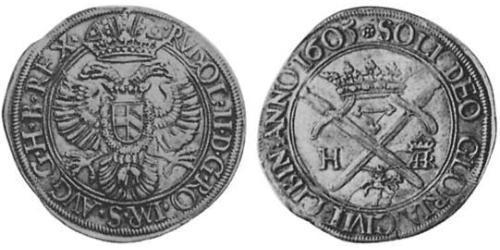 1 Thaler Principato di Transilvania (1571-1711) Argento 