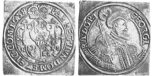1 Thaler Principato di Transilvania (1571-1711) Argento 