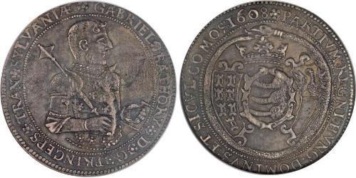 1 Thaler Principato di Transilvania (1571-1711) Argento Gabriel Báthory (1589 – 1613)