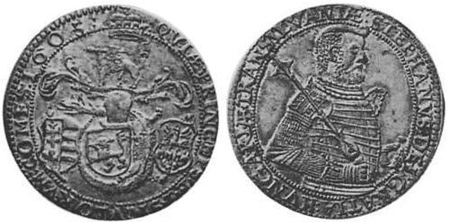 1 Thaler Principato di Transilvania (1571-1711) Argento 