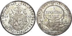 1 Thaler Principato vescovile di Bamberga (1245–1802) Argento 