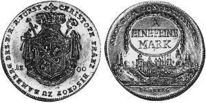 1 Thaler Principato vescovile di Bamberga (1245–1802) Argento 