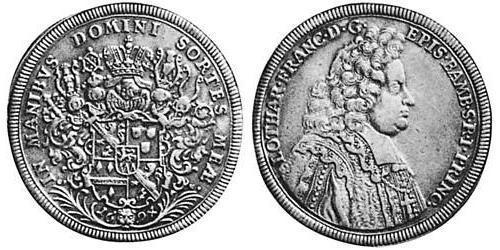 1 Thaler Principato vescovile di Bamberga (1245–1802) Argento 