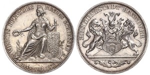 1 Thaler Provincia di Hannover (1868 - 1946) Argento 