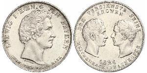 1 Thaler Regno di Baviera (1806 - 1918) Argento 