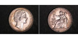 1 Thaler Regno di Baviera (1806 - 1918) Argento Ludovico II di Baviera(1845 – 1886)