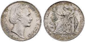 1 Thaler Regno di Baviera (1806 - 1918) Argento Ludovico II di Baviera(1845 – 1886)