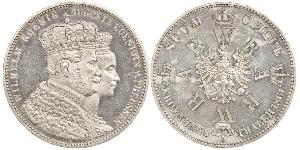 1 Thaler Regno di Prussia (1701-1918) Argento Wilhelm I, German Emperor (1797-1888)