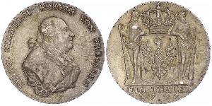 1 Thaler Regno di Prussia (1701-1918) Argento Federico Guglielmo II di Prussia