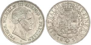 1 Thaler Regno di Prussia (1701-1918) Argento Federico Guglielmo III di Prussia  (1770 -1840)