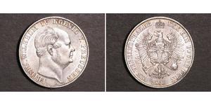 1 Thaler Regno di Prussia (1701-1918) Argento Federico Guglielmo IV di Prussia (1795 - 1861)