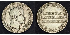 1 Thaler Regno di Prussia (1701-1918) Argento Federico Guglielmo IV di Prussia (1795 - 1861)